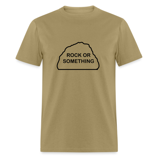 Rock or Something T-Shirt - khaki