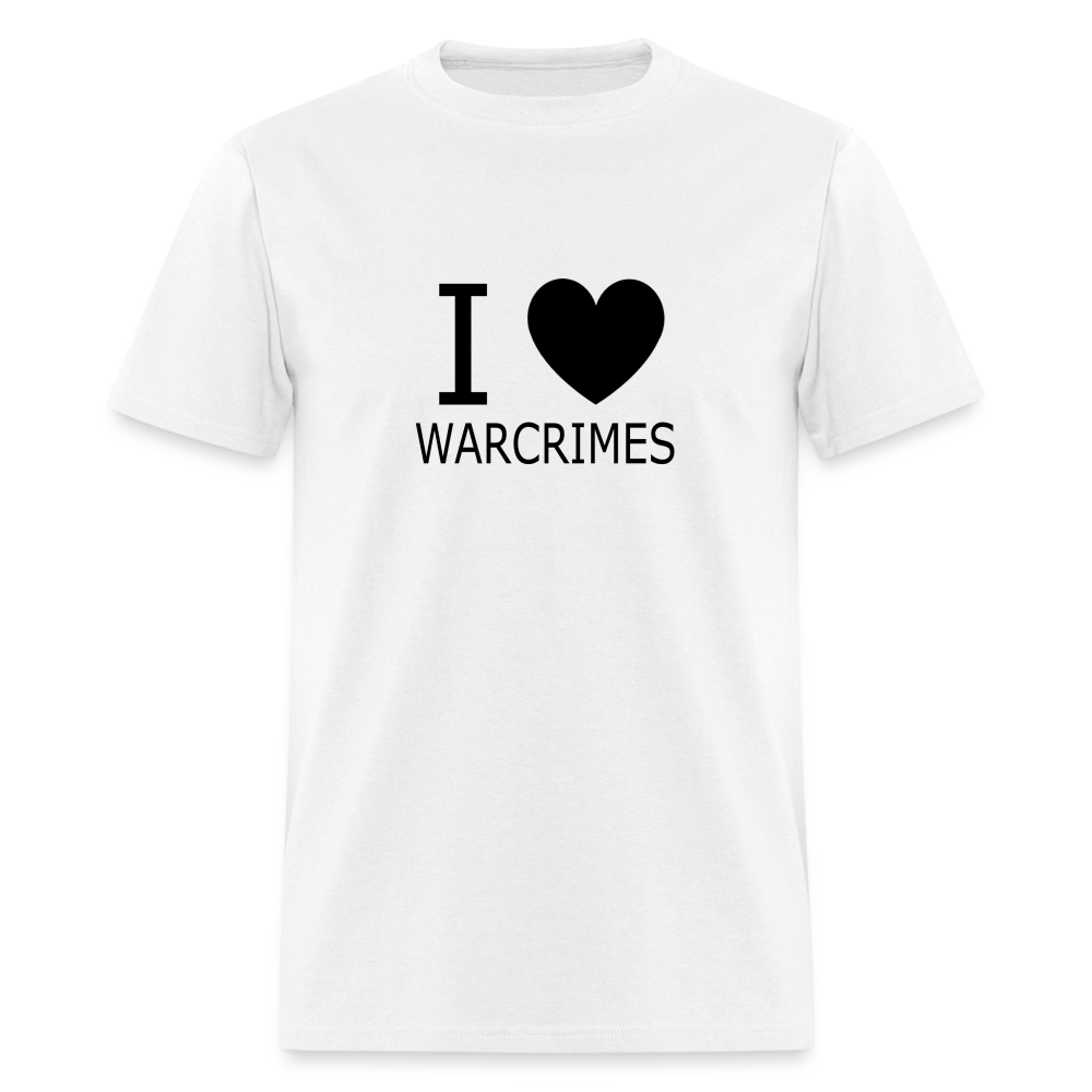 I <3 Warcrimes T-Shirt - white