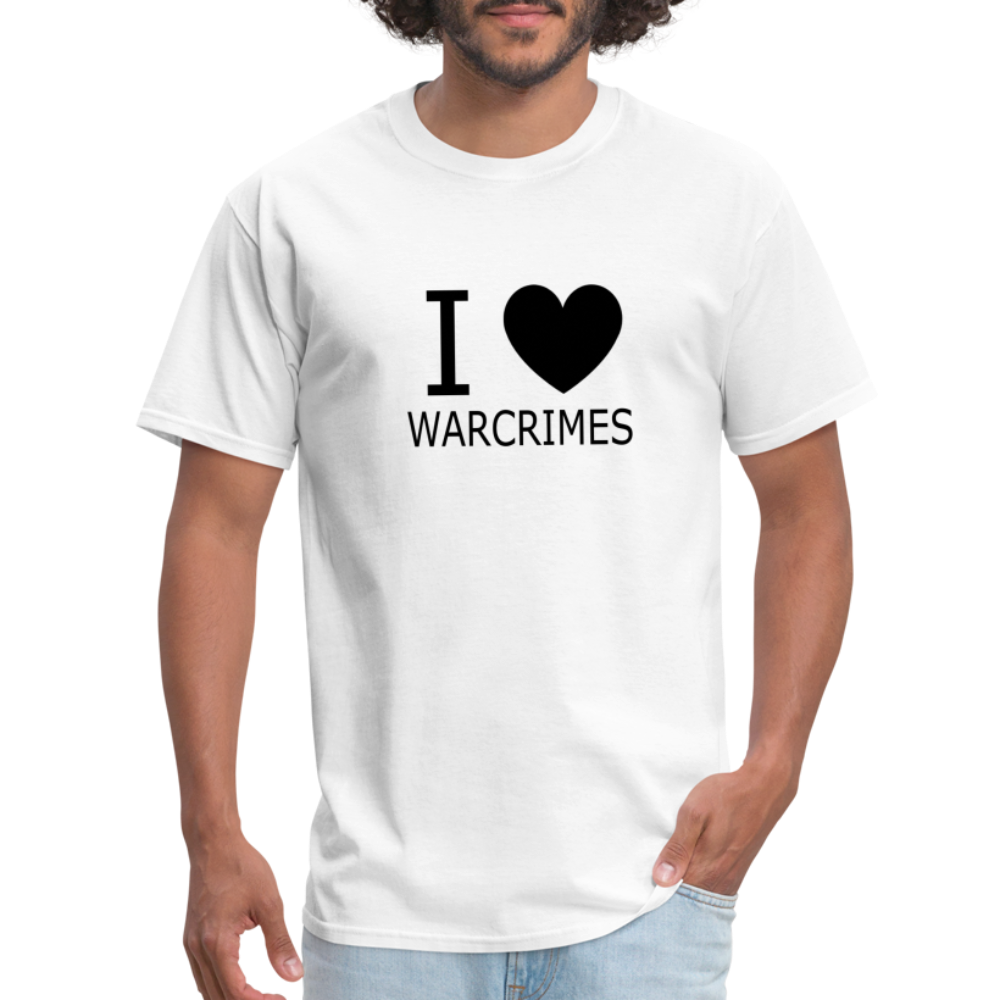 I <3 Warcrimes T-Shirt - white